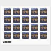 Sassy Diva Tijd naar Party Square Sticker (Vel)