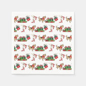 Sassy Dog Vakantie Papier Servetten, Standaard Coc Servet (Voorkant)