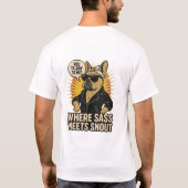 sassy dogs  t-shirt (Achterkant)