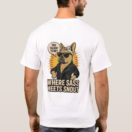 sassy dogs  t-shirt (Achterkant)