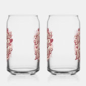 Sassy "Drama Club Member" with Hearts Blikvorm Glas (Links)