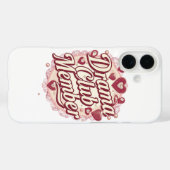 Sassy "Drama Club Member" with Hearts Case-Mate iPhone Case (Achterkant (horizontaal))