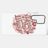 Sassy "Drama Club Member" with Hearts Samsung Galaxy Hoesje (Achterkant horizontaal)