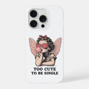 Sassy Dreamscape Cherub – "Te Cute Om Single Te Zi iPhone 15 Pro Case