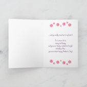 Sassy Elegante Flamingo voor Mamma op Moederdag Kaart (Binnen)