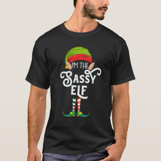 Sassy Elf Familie Matching Christmas T Shirt