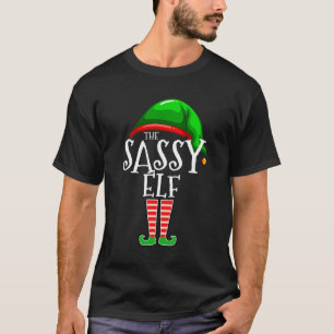 Sassy Elf Family Matching Group kerstcadeau T-shirt