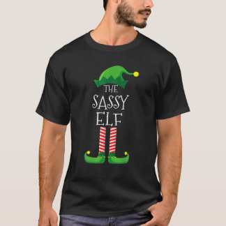 Sassy Elf Family Matching Group Kerstmis T-shirt