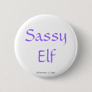 Sassy Elf Ronde Button 5,7 Cm