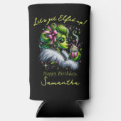 Sassy Elf Squad Meisjes avondje uit Kerstverjaarda Seltzer Blikjeskoeler (Voorkant)