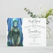 Sassy Elf Squad volwassen kerstverjaardag Kaart (Staand voorkant)