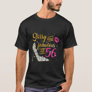 Sassy en fabelachtig bij 56 56e schoenen t-shirt