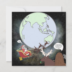 Sassy en het Santa Briefkaart