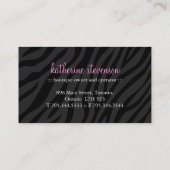 Sassy en Modern Cupcake-Visitekaartjes Visitekaartje (Achterkant)