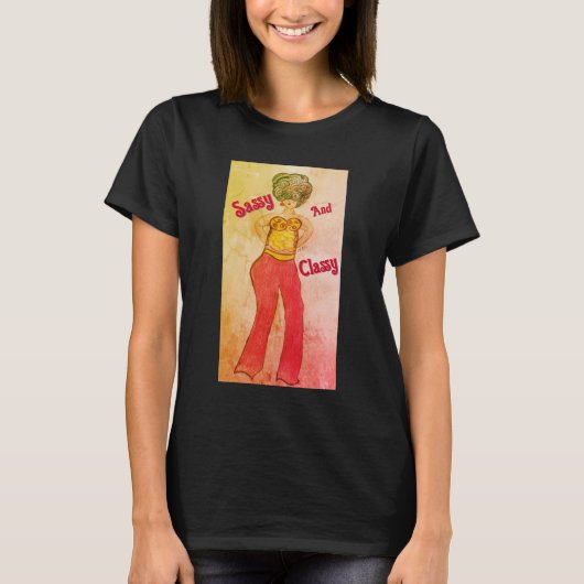 Sassy en stijlvol t-shirt (Voorkant)