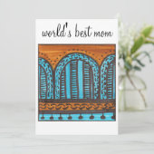 Sassy en Sweet Moederdag Brunch Uitnodiging (Staand voorkant)