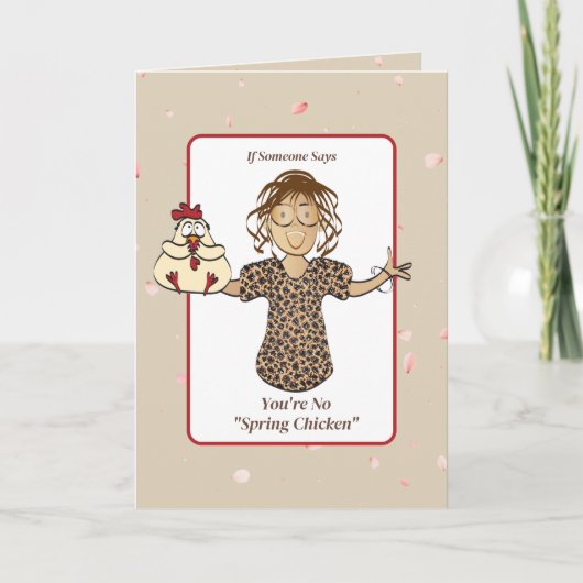 Sassy Etnisch Vrouw Cartoon Grappig Gezegde Verjaa Kaart (Voorkant)