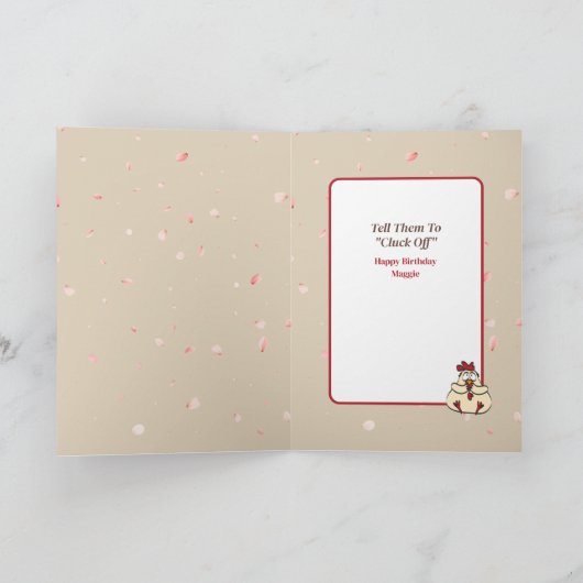 Sassy Etnisch Vrouw Cartoon Grappig Gezegde Verjaa Kaart (Binnen)