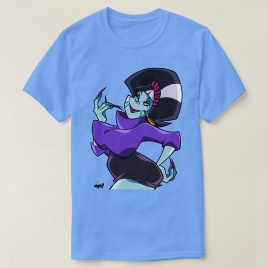 Sassy Eunice Stein van AnyaUribe T-shirt (Design voorkant)