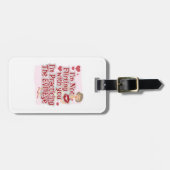 Sassy Evil Eye 50s Houseechtgenote Bagagelabel (Voorkant horizontaal)