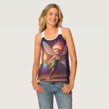 Sassy Fairy Bruidsjurk Racerback Tank Top