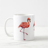 Sassy Flamingo Retro Vintage Koffiemok (Links)
