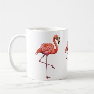 Sassy Flamingo Retro Vintage Koffiemok