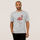 Sassy Flamingo Retro Vintage T-shirt (Voorkant volledig)