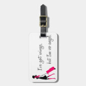 Sassy Flight Attendant Bagagelabel (Voorkant verticaal)