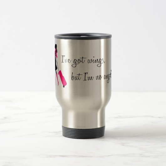 Sassy Flight Attendant Travel Mug Reisbeker (Center)