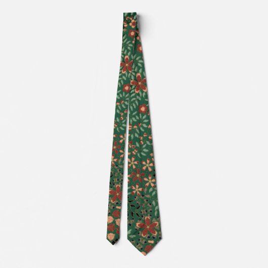 Sassy floral patterned Stropdas (Achterkant)