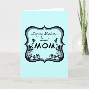 Sassy Floral Wenskaart Periwinkle Kaart