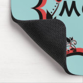 Sassy Floral World's grootste mama Mousepad Muismat (Hoek)