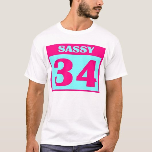 sassy football shirt (Voorkant)