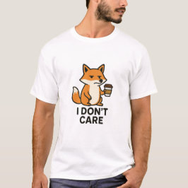 Sassy Fox with Coffee Mug T-shirt