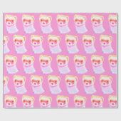 Sassy fret in regenboogkleuren cadeaupapier (Vlak)