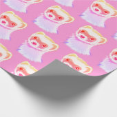 Sassy fret in regenboogkleuren cadeaupapier (Hoek)