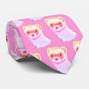 Sassy fret in regenboogkleuren stropdas