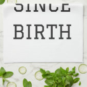 Sassy from Birth Humor Illustration Design Theedoek (Gevouwen)