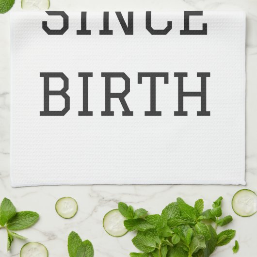 Sassy from Birth Humor Illustration Design Theedoek (Gevouwen)