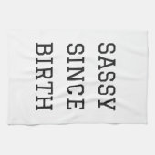 Sassy from Birth Humor Illustration Design Theedoek (Horizontaal)