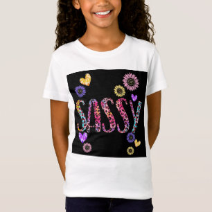 Sassy Fun Colorful Girls Theme T-shirt