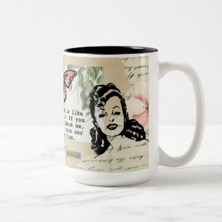 Sassy funny lover mug tweekleurige koffiemok