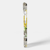 Sassy geel bloemig Case-Mate iPhone case (Achterkant / Links)