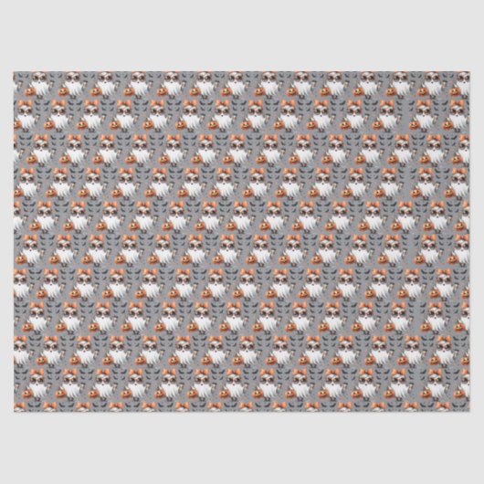 Sassy Ghost Halloween Tissuepapier (Voorkant)