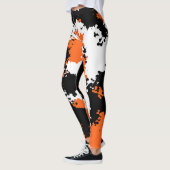 Sassy Girl Camo Leggings - verbrand Sinaasappel (Links)
