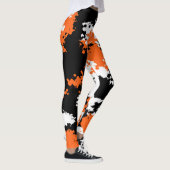 Sassy Girl Camo Leggings - verbrand Sinaasappel (Rechts)