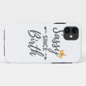 Sassy Girl Gift Sassy sinds geboorte Gift Case-Mate iPhone Case (Achterkant (horizontaal))