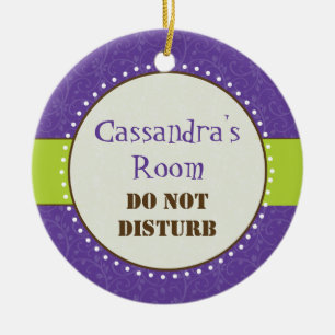 Sassy Girl Room Sign Ornament