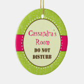 Sassy Girl Room Sign Ornament (Rechts)